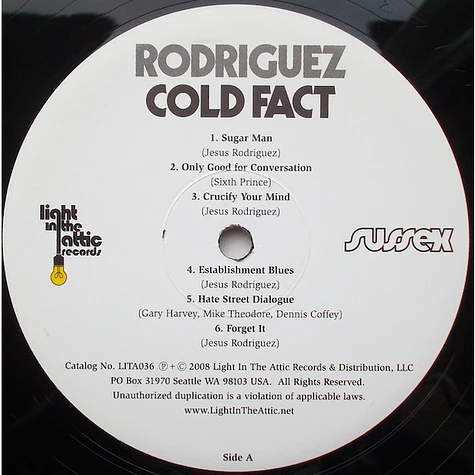 Sixto Rodriguez - Cold Fact