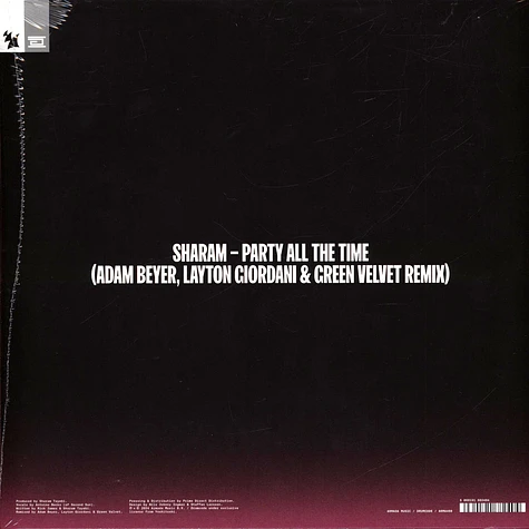 Sharam - PATT (Party All The Time) Neon Pink Vinyl Edition