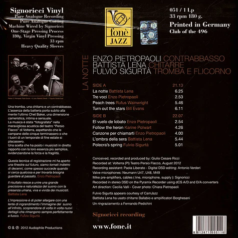 Pietropaoli / Lena / Sigurta' - La Notte