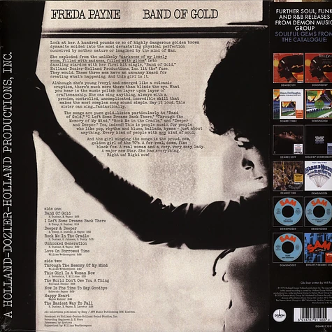 Freda Payne - Band Of Gold Half Speed Master Gold Vinyl Edition