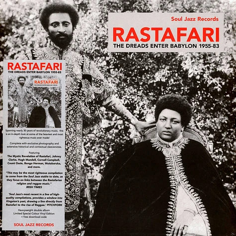 Soul Jazz Records presents - Rastafari:The Dreads Enter Babylon 1955-83 Blue Vinyl Edition