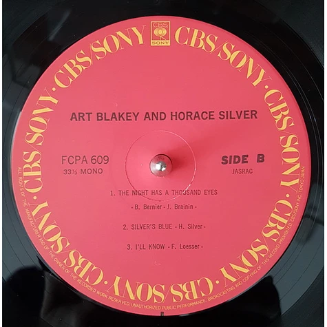 Art Blakey, Horace Silver - Art Blakey And Horace Silver