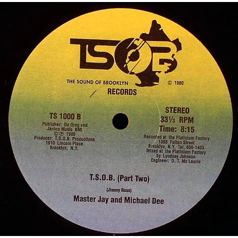 Master Jay and Michael Dee - T.S.O.B.