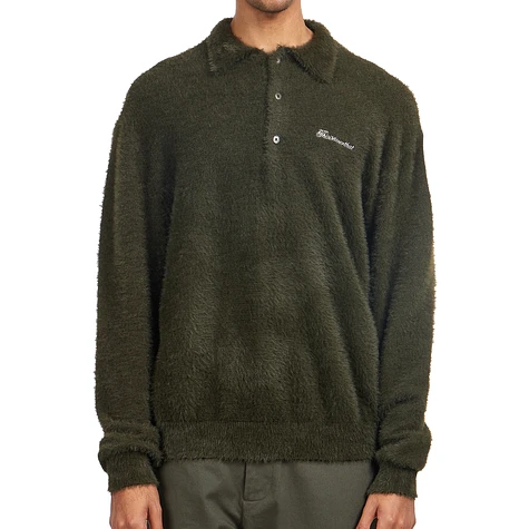 thisisneverthat - SCT-Logo Shaggy Knit Polo