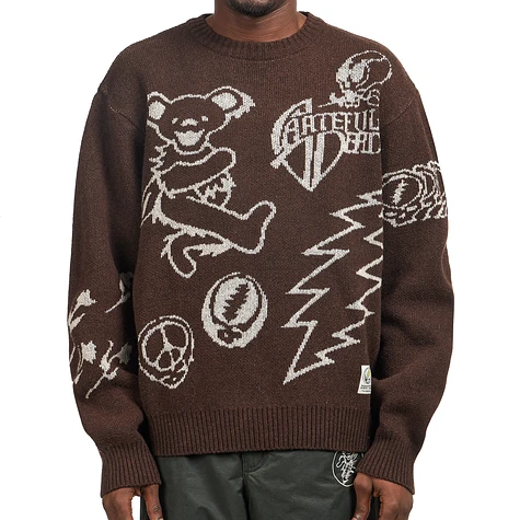 thisisneverthat x Grateful Dead - GD Iconography Knit Sweater