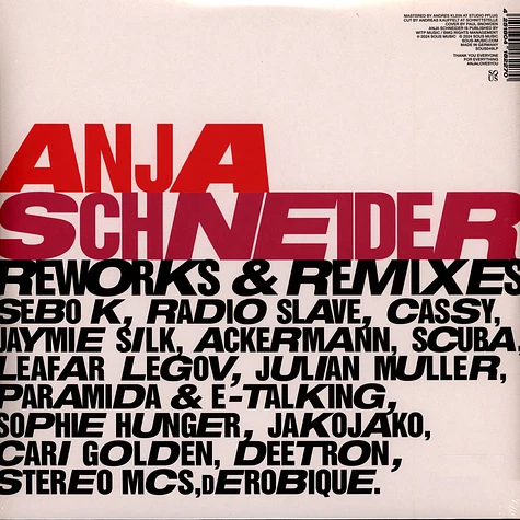 Anja Schneider - Reworks & Remixes