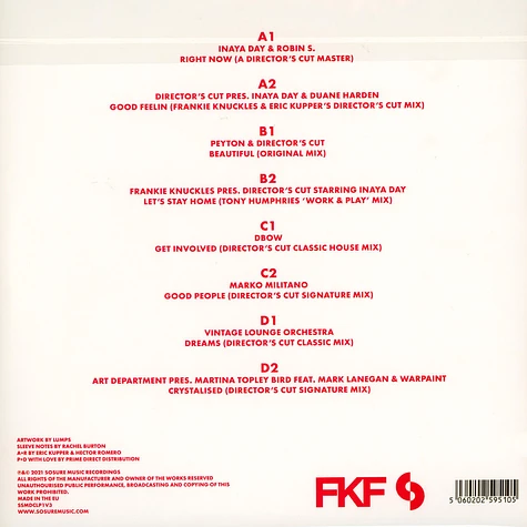 Frankie Knuckles & Eric Kupper - The Director's Cut Collection - Frankie Knuckles & Eric Kupper Red Vinyl Edition