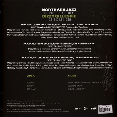 Dizzy Gillespie - North Sea Jazz Concert Series - 1981 1982 1988