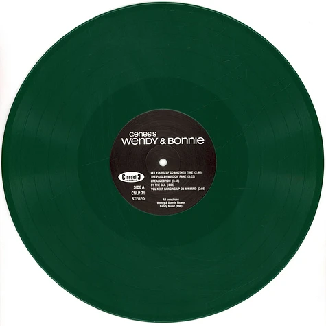 Wendy & Bonnie - Genesis HHV Exclusive Green Vinyl Edition