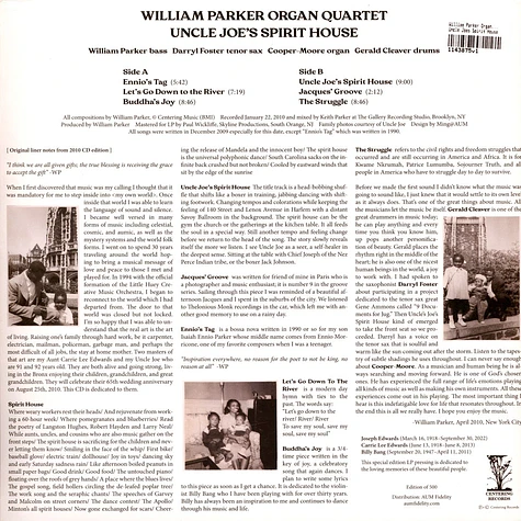 William Parker Organ Quartet - Uncle Joes Spirit House