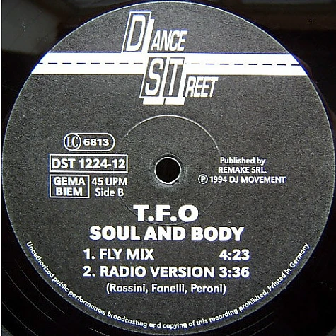 T.F.O. - Soul & Body