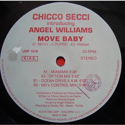 Chicco Secci Introducing Angel Williams - Move Baby