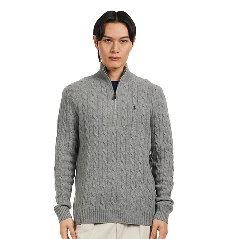 Polo Ralph Lauren - Cable-Knit Wool-Cashmere Zip Sweater