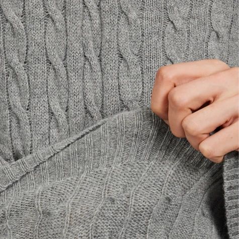 Polo Ralph Lauren - Cable-Knit Wool-Cashmere Zip Sweater