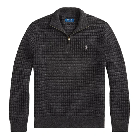 Polo Ralph Lauren - Plaid Wool Quarter-Zip Sweater