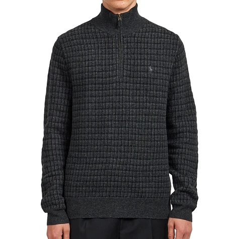 Polo Ralph Lauren - Plaid Wool Quarter-Zip Sweater