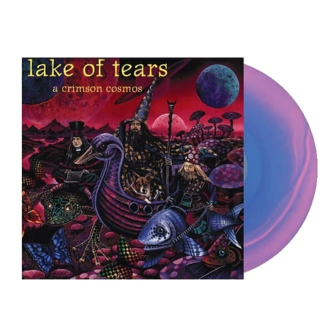 Lake Of Tears - A Crimson Cosmos Sunburst Effect Blue & Violet