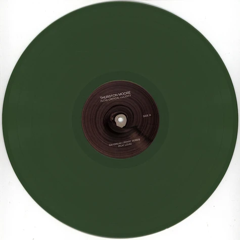 Thurston Moore - Flow Critical Lucidity Resistance Green Vinyl Edition with Flexi Disc