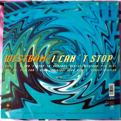 WestBam - I Can't Stop