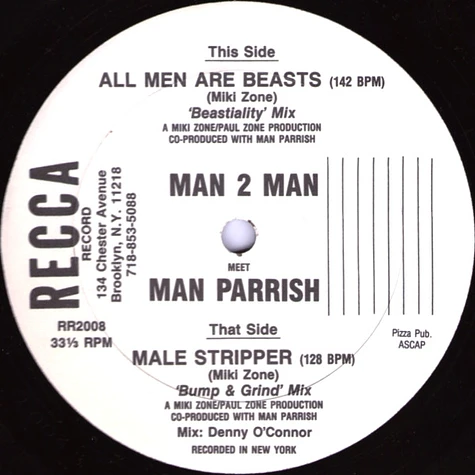 Man 2 Man Meet Man Parrish - All Men Are Beasts / Male Stripper