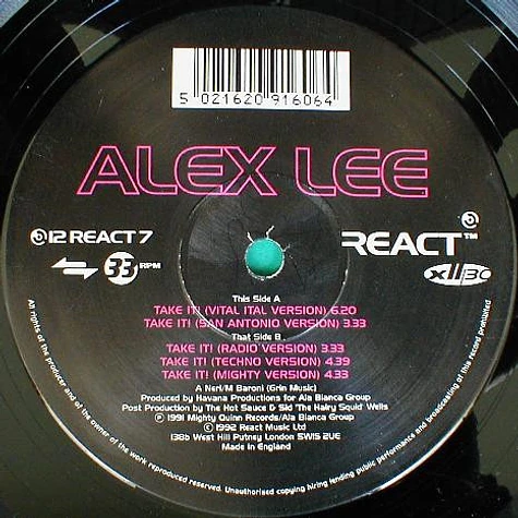 Alex Lee - Take It!