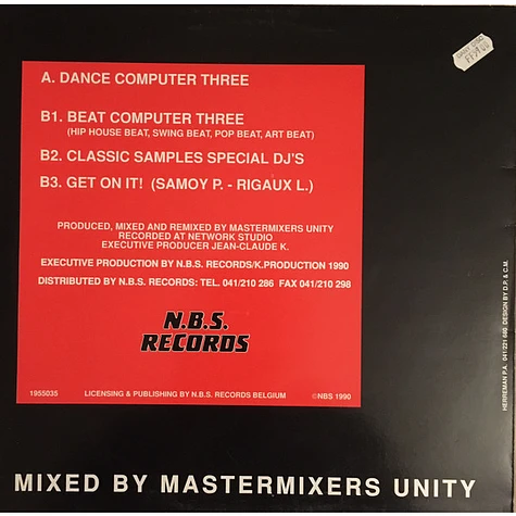 Mastermixers Unity - Dance Computer 3 - The Original