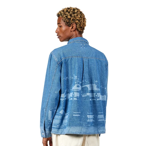 Pop Trading Company - Printed Denim Shirt