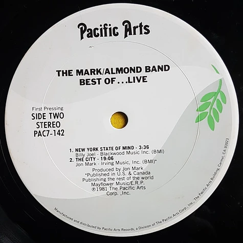 Mark-Almond - Best Of ... Live
