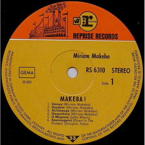 Miriam Makeba - Makeba!