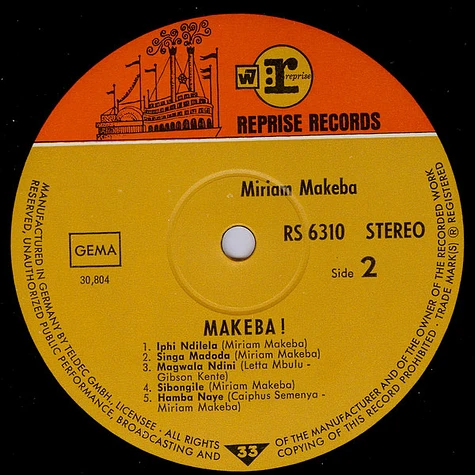 Miriam Makeba - Makeba!