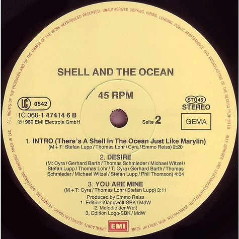 Shell And The Ocean - Desire (One Night In Paris Mix)