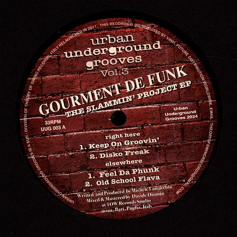 Gourment De Funk - The Slammin' Project EP