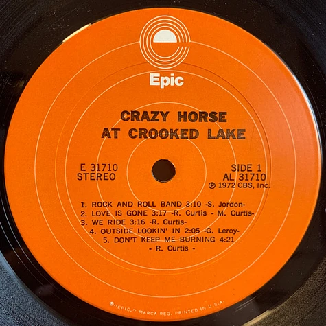 Crazy Horse - At Crooked Lake