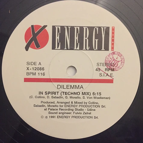 Dilemma - In Spirit