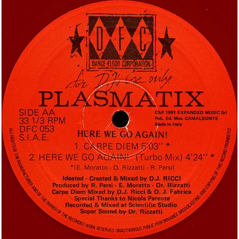 Plasmatix - Here We Go Again!