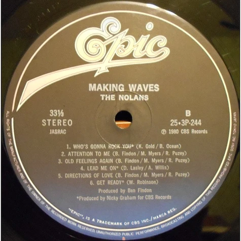 The Nolans - Making Waves