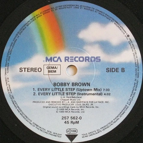 Bobby Brown - Every Little Step