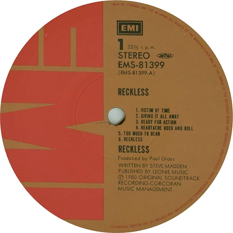 Reckless - Reckless