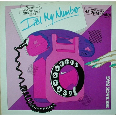 The Back Bag - Dial My Number