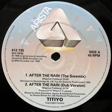 Titiyo - After The Rain (The Remixes)