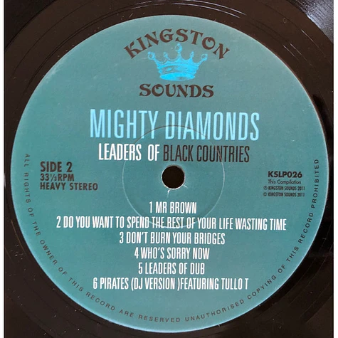 The Mighty Diamonds - Leaders Of Black Countries