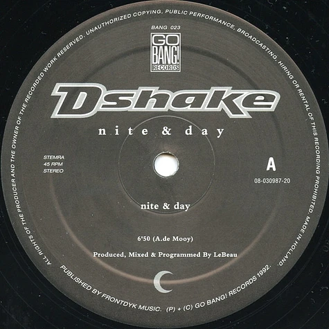 D-Shake - Nite & Day