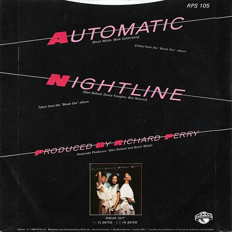 Pointer Sisters - Automatic