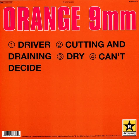 Orange 9mm - Orange 9mm Yellow Eco-Vinyl Edition