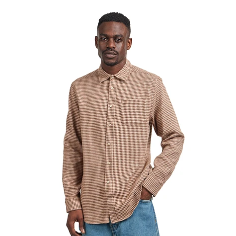 Portuguese Flannel - Abstract Pied Poule Shirt