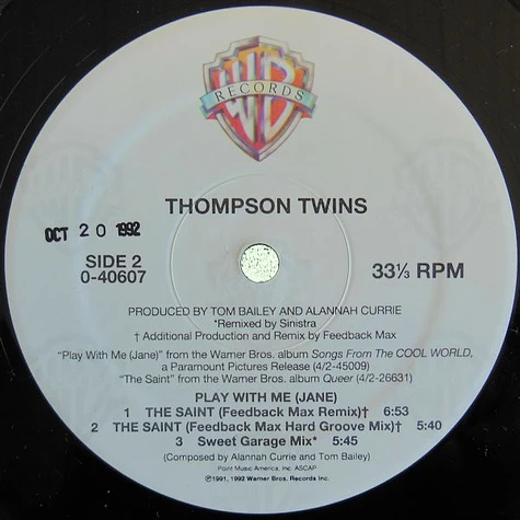 Thompson Twins - Play With Me (Jane)