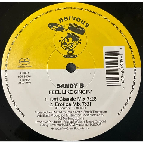 Sandy B - Feel Like Singin'