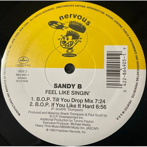 Sandy B - Feel Like Singin'