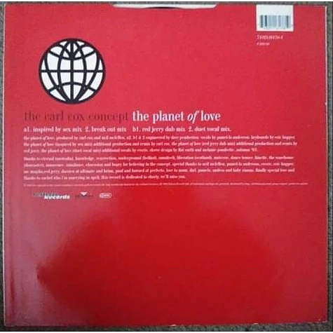 The Carl Cox Concept - The Planet Of Love (Remixes)