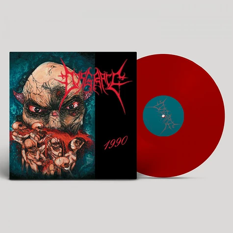 Disgrace - 1990 Transparent Red Vinyl Edition